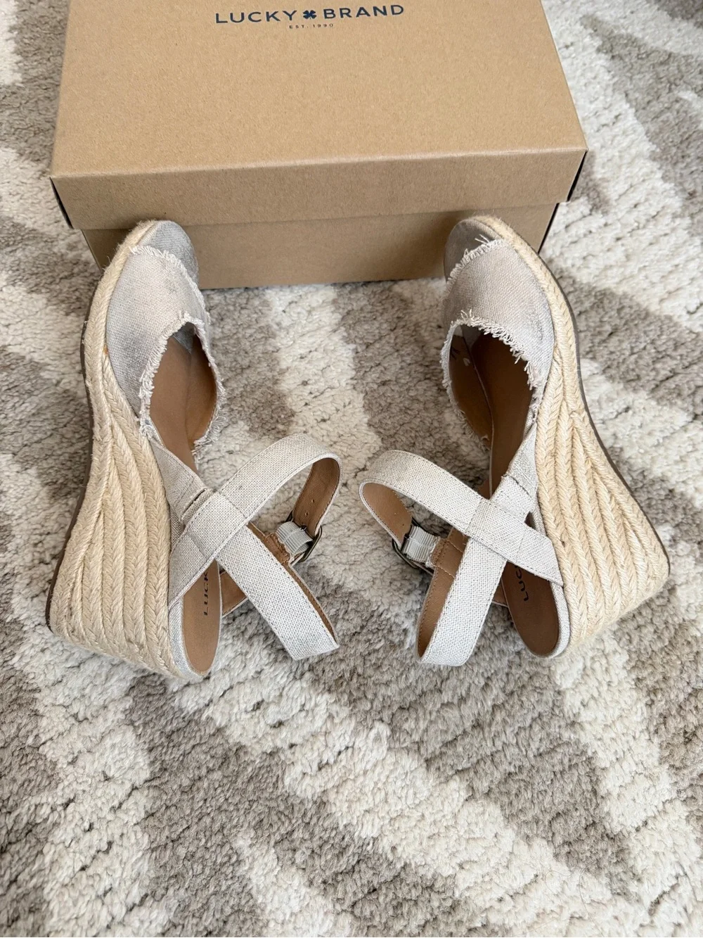 Lucky Brand espadrille wedge